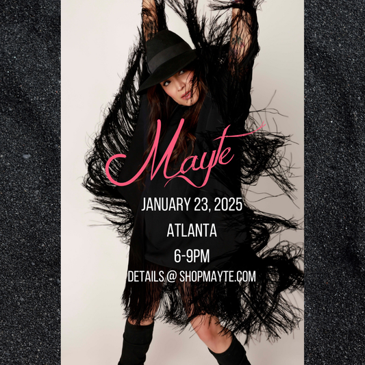 *ATLANTA (NEW TIMES! EVENING CLASS!!) CLASS/Q&A WITH MAYTE -JANUARY 23, 2025  Q&A/CLASS ONLY OPTIONS AVAILABLE!