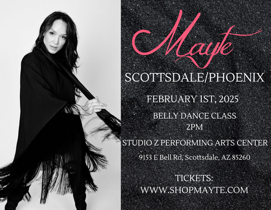 *NEW!* PHOENIX/SCOTTSDALE - FEBRUARY 1ST, 2025 - BELLY DANCE CLASS