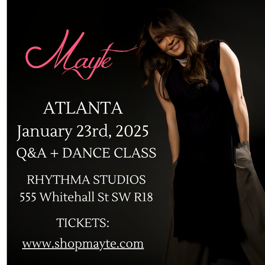 *ATLANTA! CLASS/Q&A WITH MAYTE -JANUARY 23, 2025  Q&A/CLASS ONLY OPTIONS AVAILABLE!